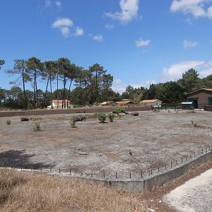 Zebra/ostrich enclosure