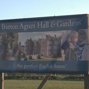 Signage in field opposite estate car park, 13th May 2015