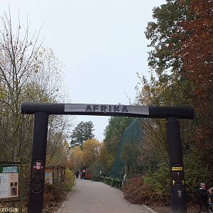 Entrance to the 'Afrika' section