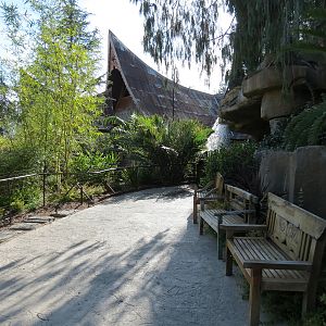 Tiger Trail - Third Sumatran Tiger Exhibit - Waterfall Viewing Area