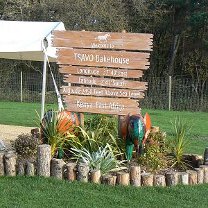 Sign Outside Tsavo Bakehouse - 22 November 2015