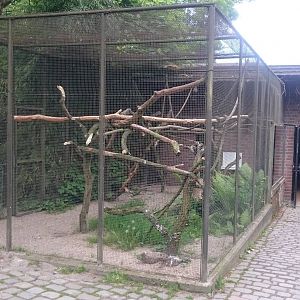 Empty outdoor enclosure