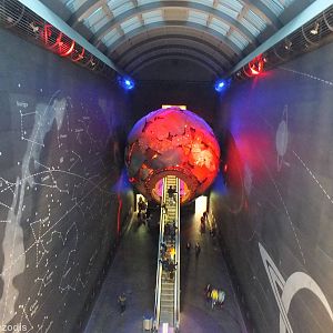 View of the Earth Hall - NHM London