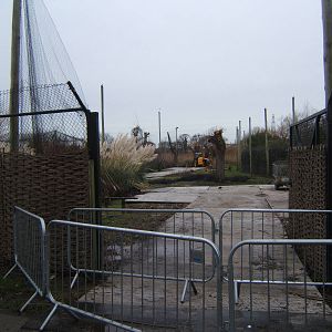 Large Waterfowl Aviary being re-netted
