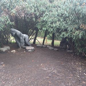 Great Ape House - Gorilla Sculptures