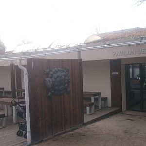 Giant tortoise-house