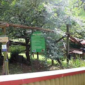 Red Panda enclosure