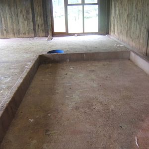 View inside Chilean Flamingo Housing