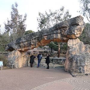 Kangaroo & emu vieweing area, February 2016