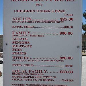 Lion Habitat Ranch (Nevada) - Expensive Admission Prices!