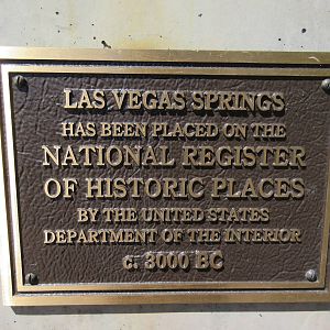 Springs Preserve (Nevada) - Historic Place Sign