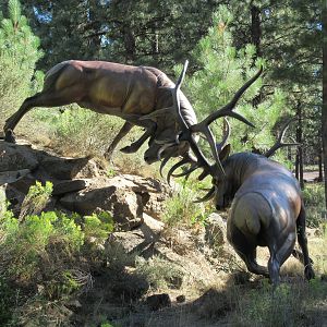 Elk Statue - The Battle