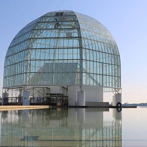 Main dome - Tokyo Sea Life Park, February 2016