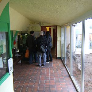 View towards invert room