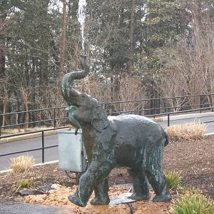 National Zoo - Elephant fountain.