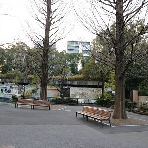 View towards hippo enclosures, February 2016