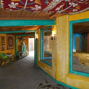 Asiatic Lion enclosure, inside viewing - Land of the Lions