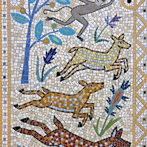 Part of mosaic; Land of the Lions; 18th March 2016