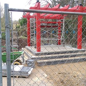 New enclosure at the old ruffed lemur exhibit