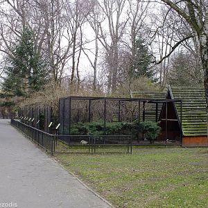 Row of Pheasant Enclosures