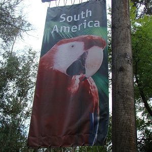 South America Entrance banner