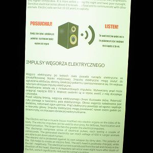 Electric Eel Sign - Gdynia Aquarium