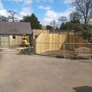 View of building work