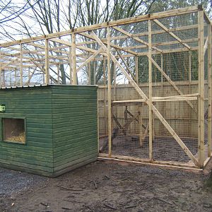 View of new Coati exhibit