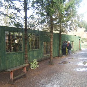 View of small mammal row