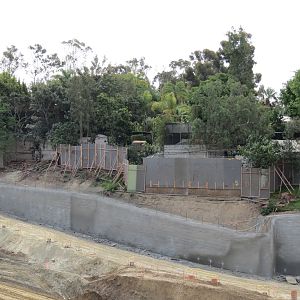 Africa Rocks Construction - View of the back of Urban Jungle from Sabertoot