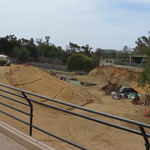 Africa Rocks Construction - View of Upper Canyon Construction Entrance
