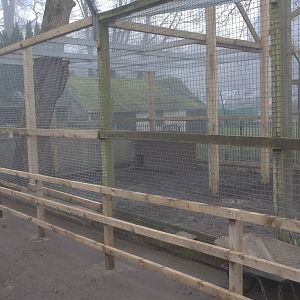 New Coati exhibit - construction completed, 12th April 2016