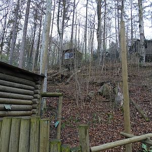 Zoo Jihlava 04/2016: Lynx enclosure