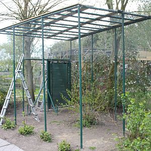 Enclosure under construction