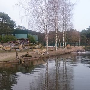 Hippo and Croc House and Hippo and Antilope outdoor enclosure