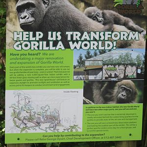 May. 2016 - Gorilla World - Sign for Future Revamp