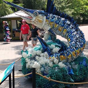 Washed Ashore: Art to Save the Sea - Blue Marlin