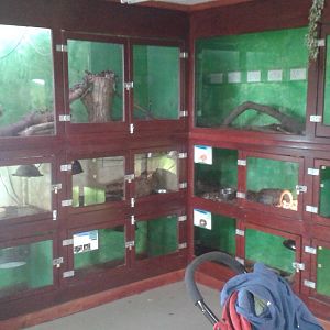View inside Reptile House