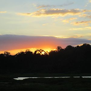 Sunset over Crocodile Lake - Cat Tien