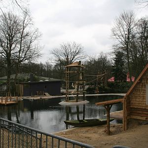 Pelican exhibit almost finished