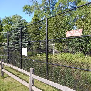 6/23/2016 - Former White-Tailed Deer Exhibit (Left Half)