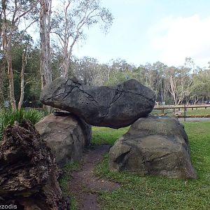 Fake Rocks Made of Cars