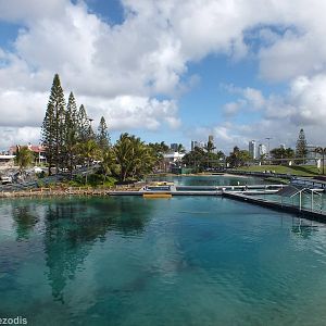 View Across Dolphin Pools