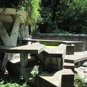 Abandoned Polar Bear Exhibit (in Stanley Park and not used since 1997)
