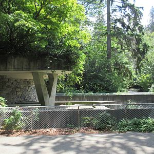 Abandoned Polar Bear Exhibit (in Stanley Park and not used since 1997)