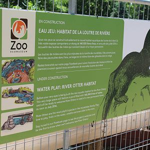 Notice on Construction of new Otter Enclosure - June 2016