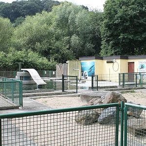 Harbour seal enclosure