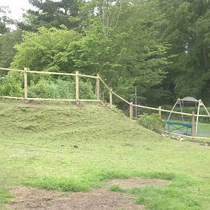 Work on new fence for Alpaca and Cameroon Sheep paddock, 30th June 2016