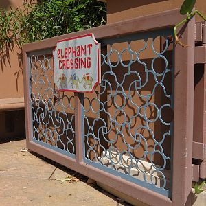Elephant Passage - Elephant House Exterior - Elephant Crossing Visitor Gate