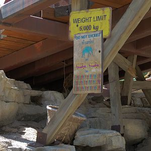 Elephant Passage - Animal Crossing Bridge over Visitor Path